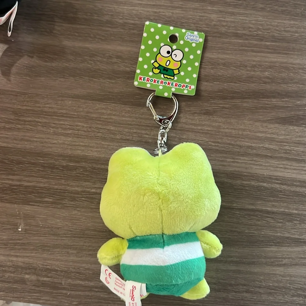 ✅Sanrio Classic Keroppi Plush Mascot Keychain Japan